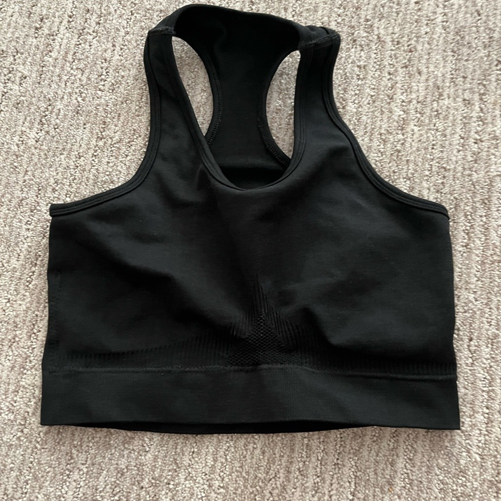 Black Athletic Bra